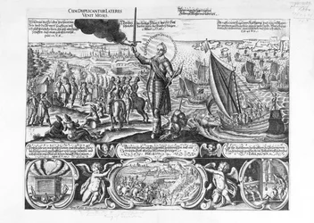 Gustave-Adolphe débarquant à Stralsund en 1630
